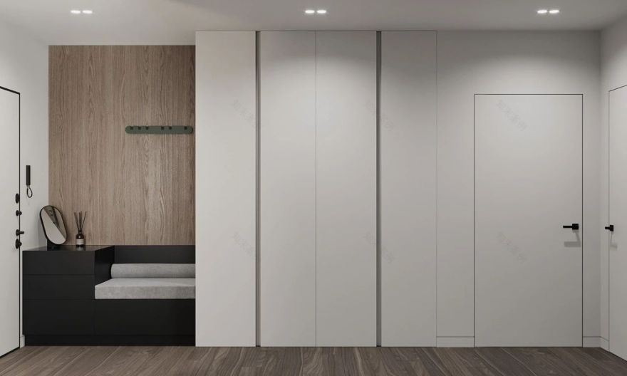 气质非凡的 80㎡空间设计丨Olga Bondar-28