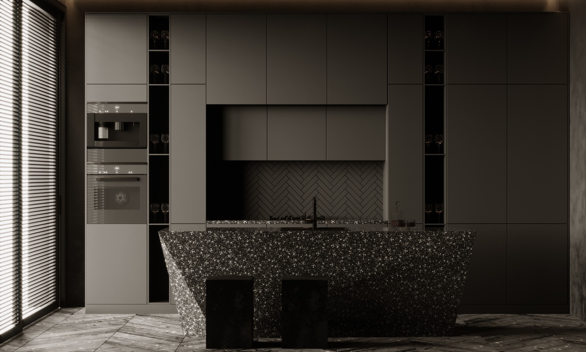 70平 高级灰现代住宅设计！-1