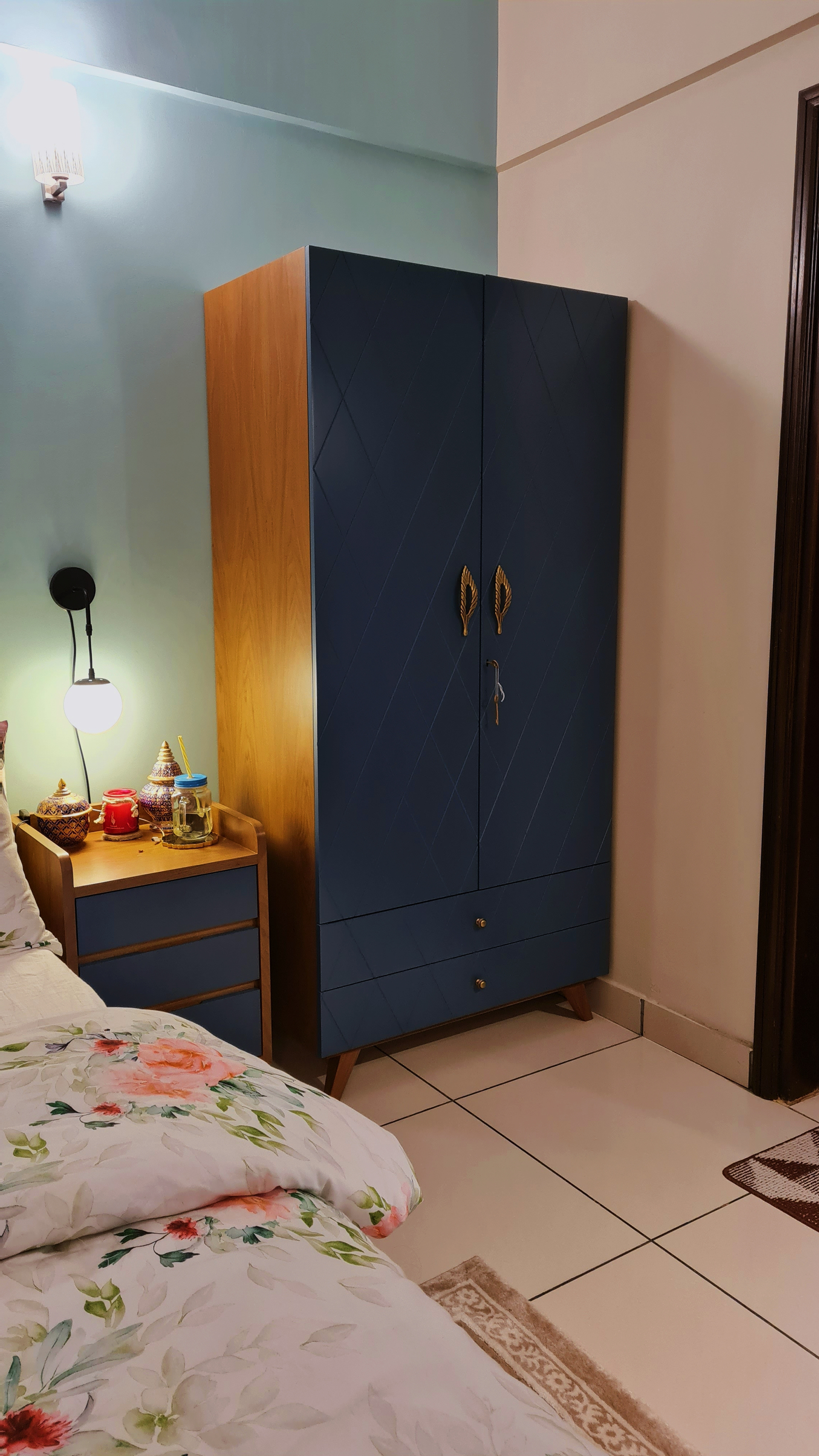 AB 卧室室内设计丨B3 设计工作室-16