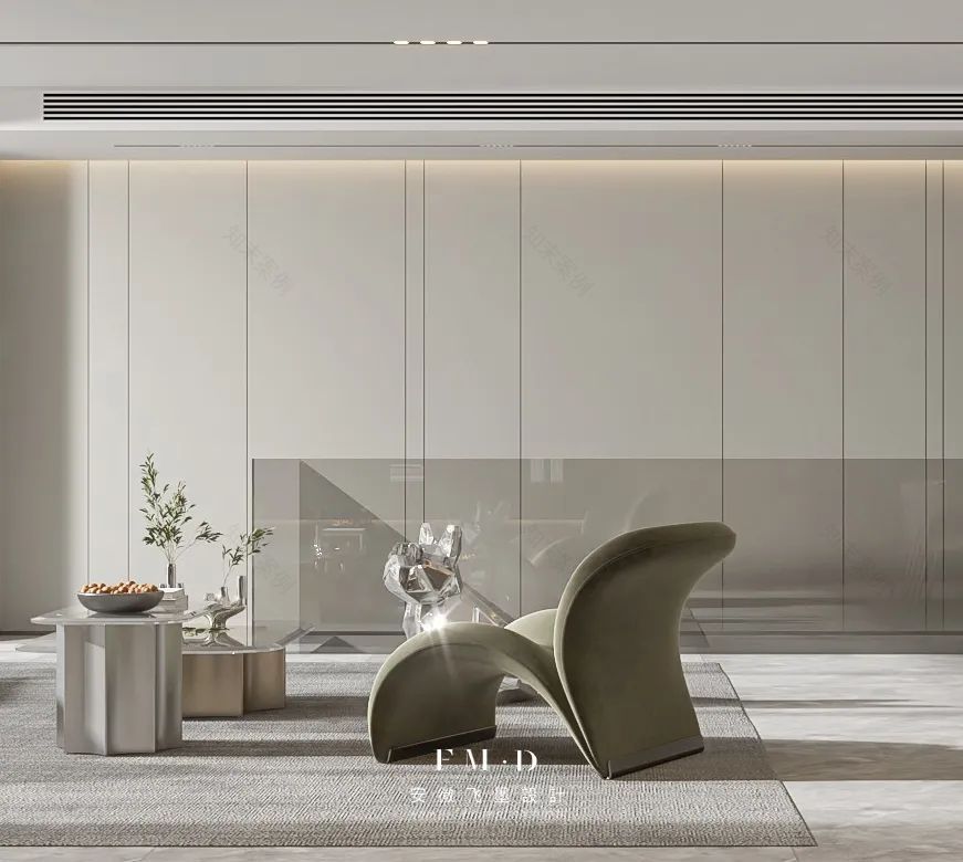 公园里地复式现代轻奢家居设计丨中国合肥丨安徽飞墨设计-23