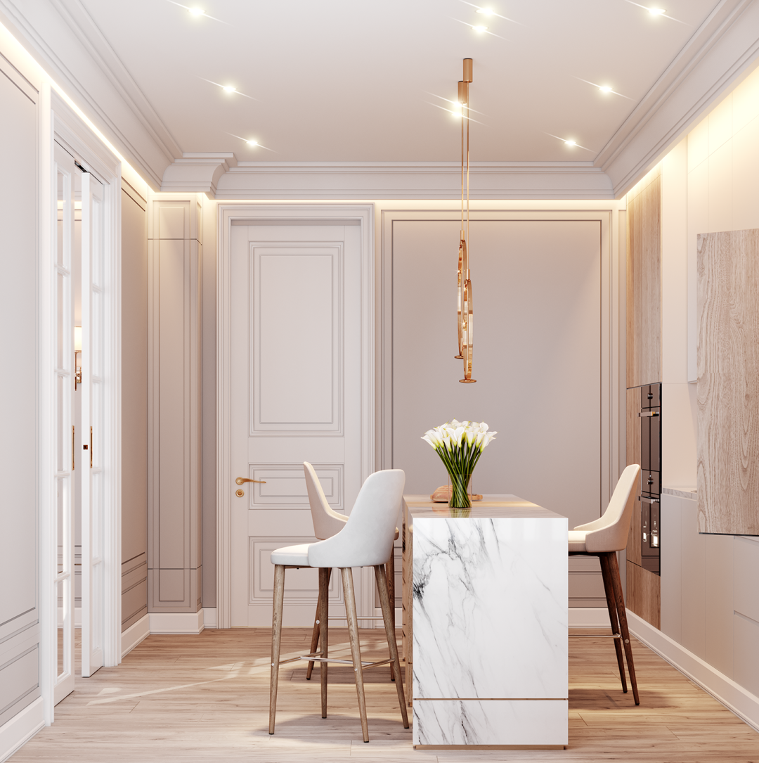 现代轻奢风公寓设计-9