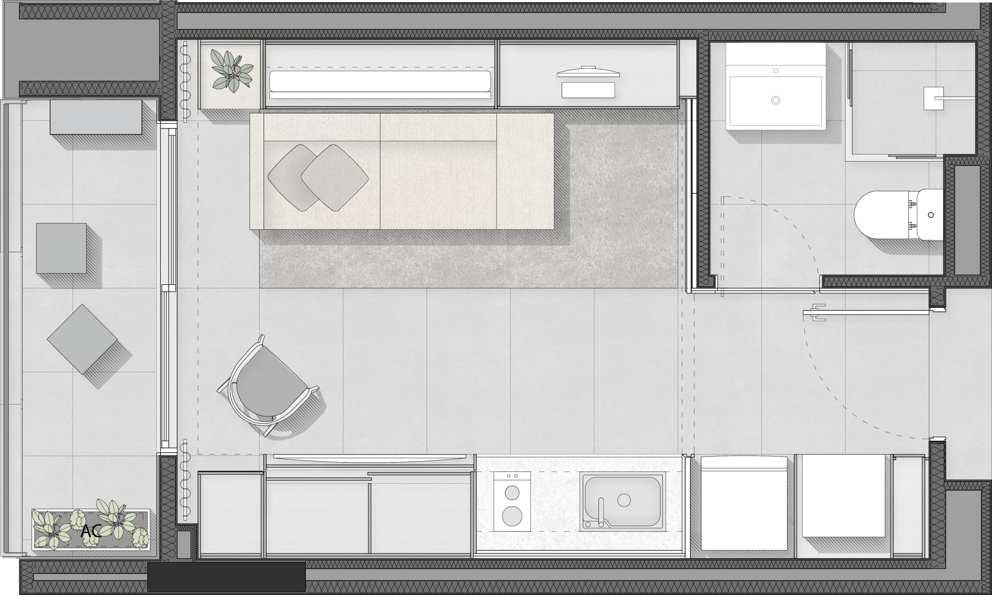 普拉萨 4 公寓丨巴西丨Hype Studio-64