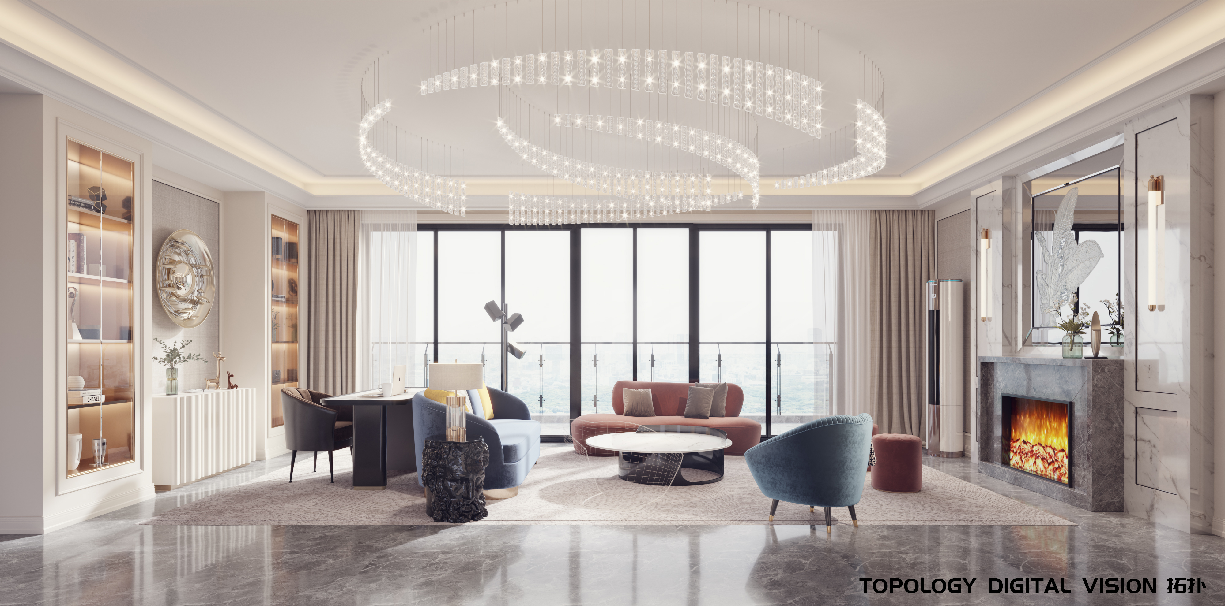 武汉解封后首个复工项目，室内设计展现城市活力-1