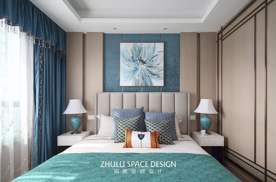 如东翡翠观澜轻奢样板房,现代都市优雅风-38