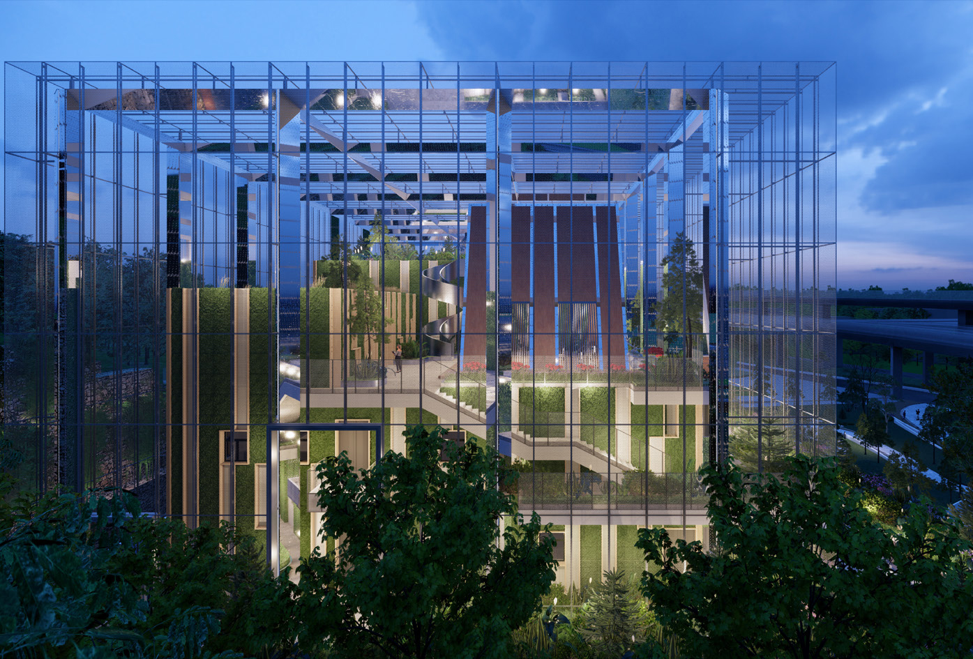 广州增城区荔湖街和黄变电站SU模型-6