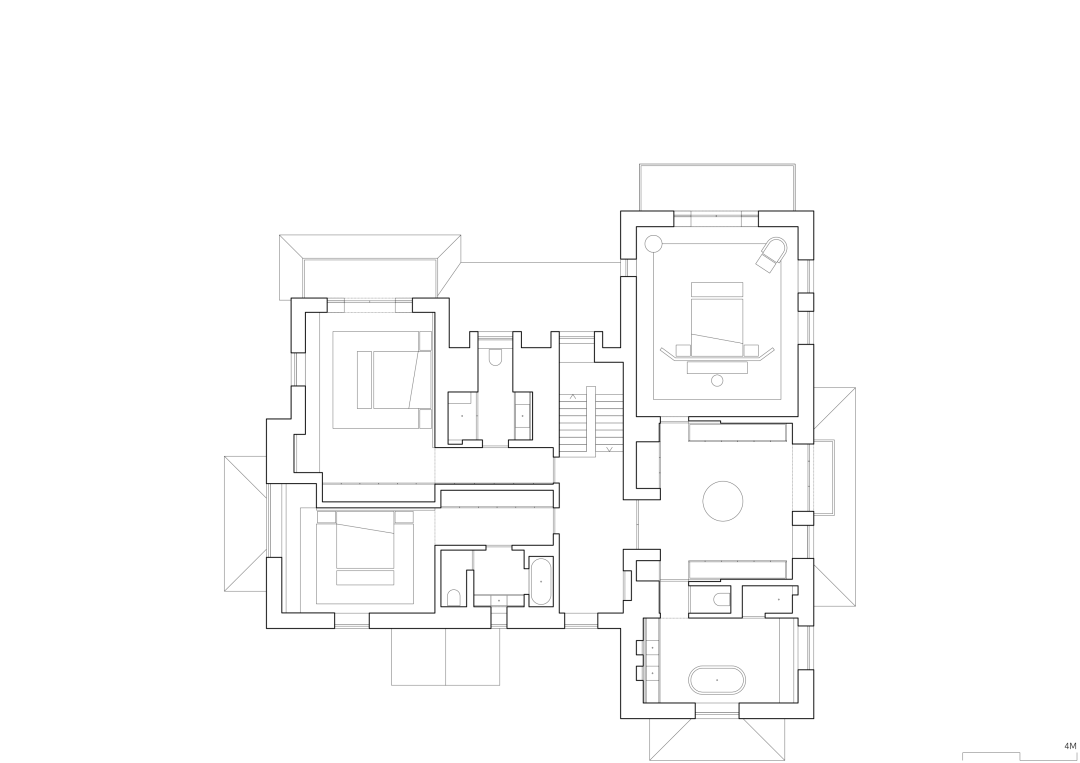 熙恩府邸(注:Heion若是特定名称,这里取音译结合意译,House常见意为府邸、住宅等,这里翻译成府邸若Heion有特定准确释义,请根据实际情况调整 ) 丨英国伦敦丨Studio Hagen Hall-73