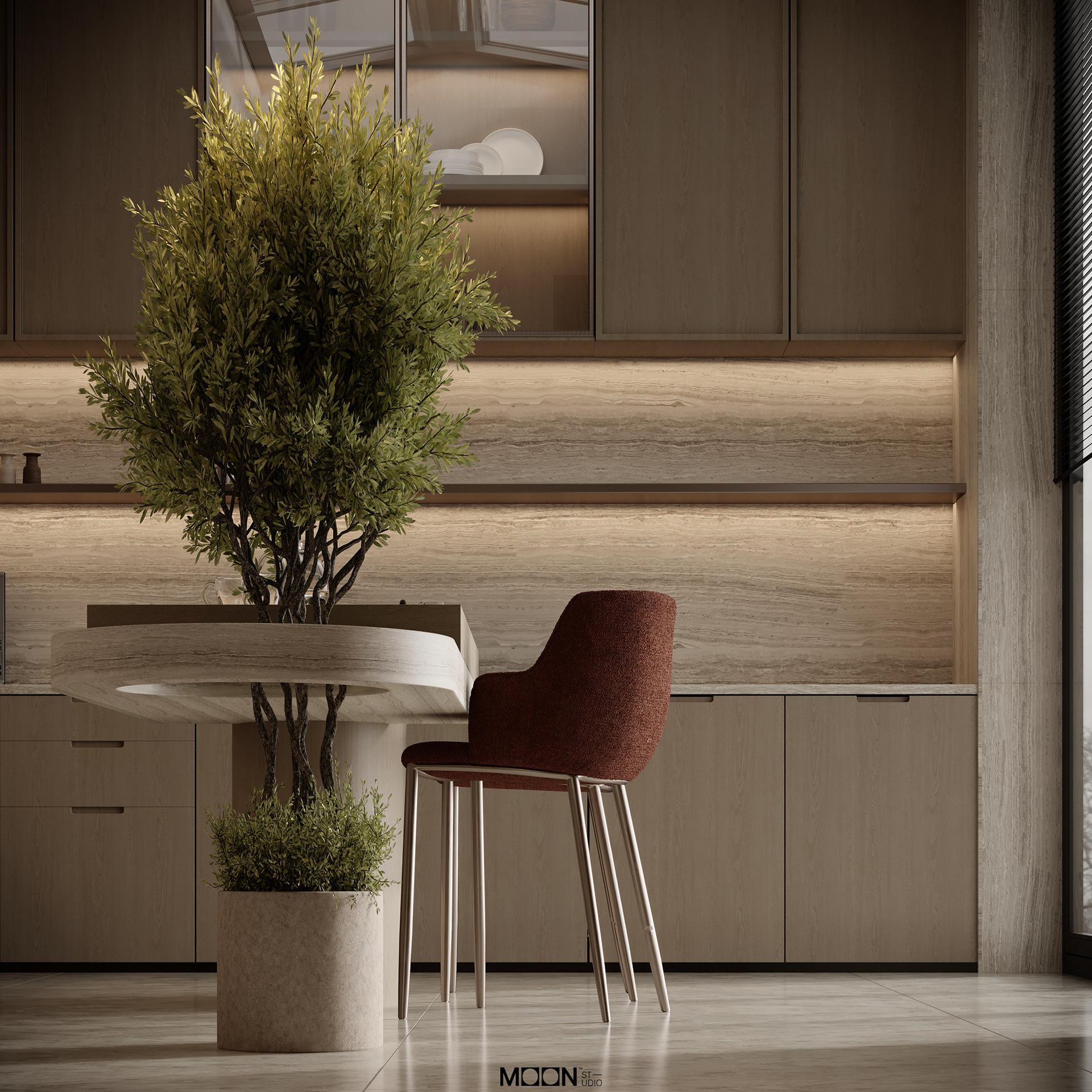 沙特厨房丨沙特阿拉伯丨Moon Studio-4