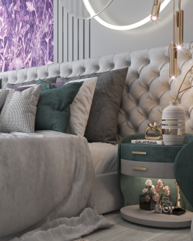 Violet Canvas |Girl's Bedroom.