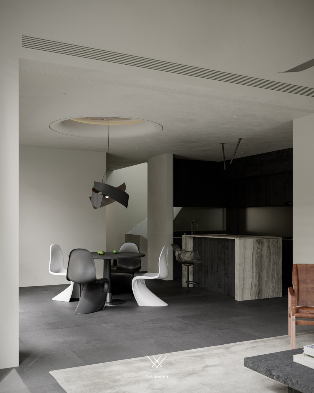 浙江杭州中天珺府别墅室内设计丨中国杭州丨菲拉设计（FLY DESIGN）-18