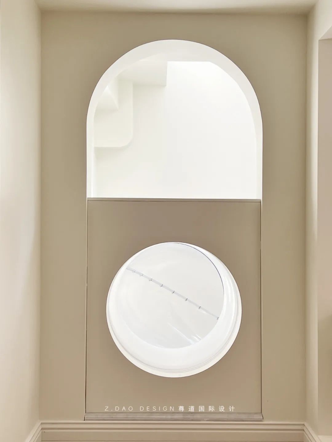 合肥『国贸天成』360㎡奶油法式风叠墅丨尊道国际设计-94