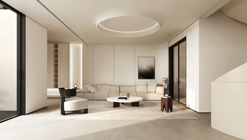 杭州某私宅 · 极简主义的诗意空间丨中国杭州丨OTL 本体建筑空间设计-1