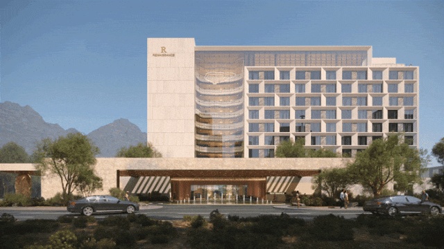 中国绿发新疆库尔勒万丽万怡酒店丨中国新疆丨Aedas-69