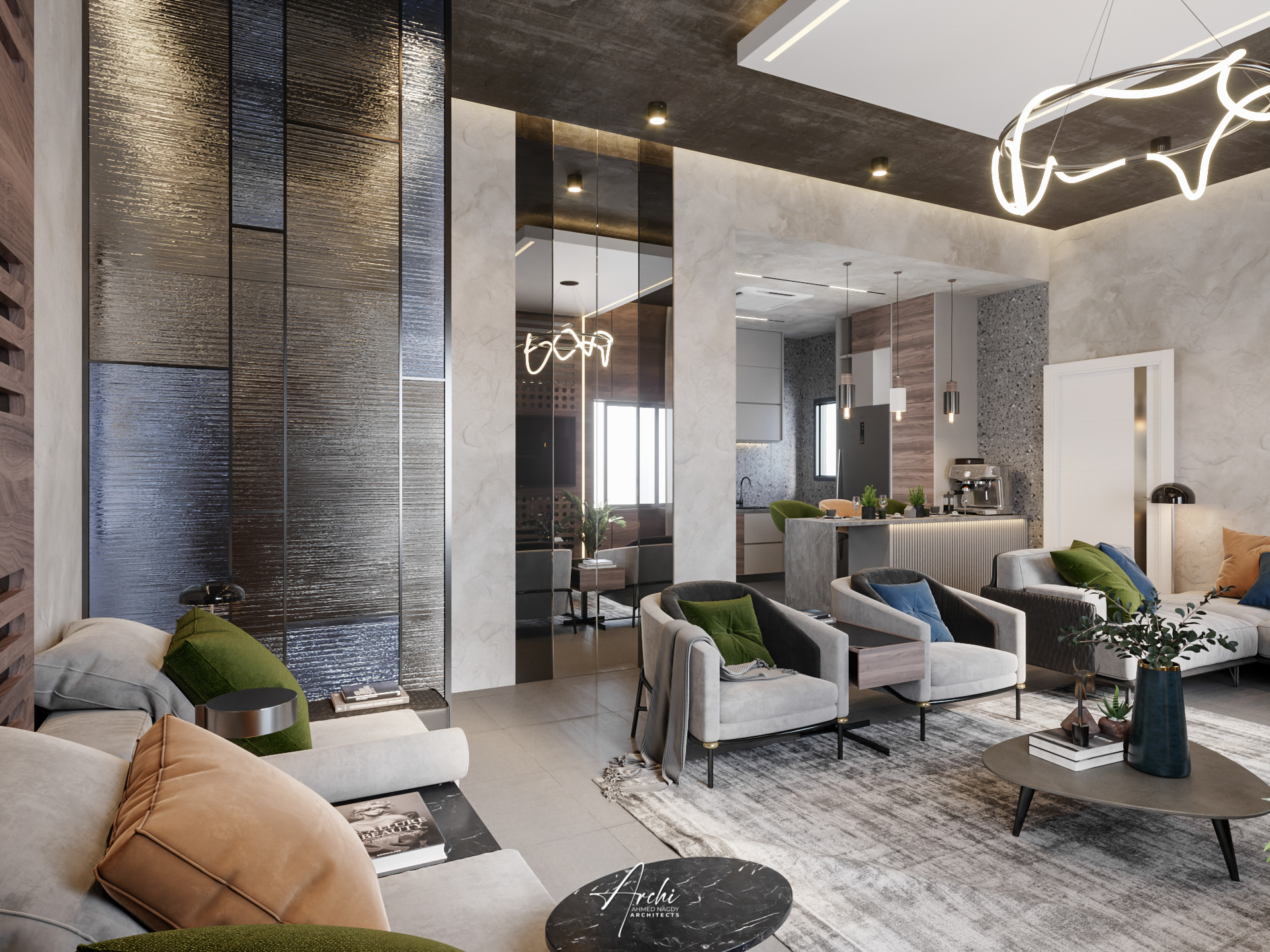 利雅得的现代公寓丨沙特阿拉伯利雅得-3