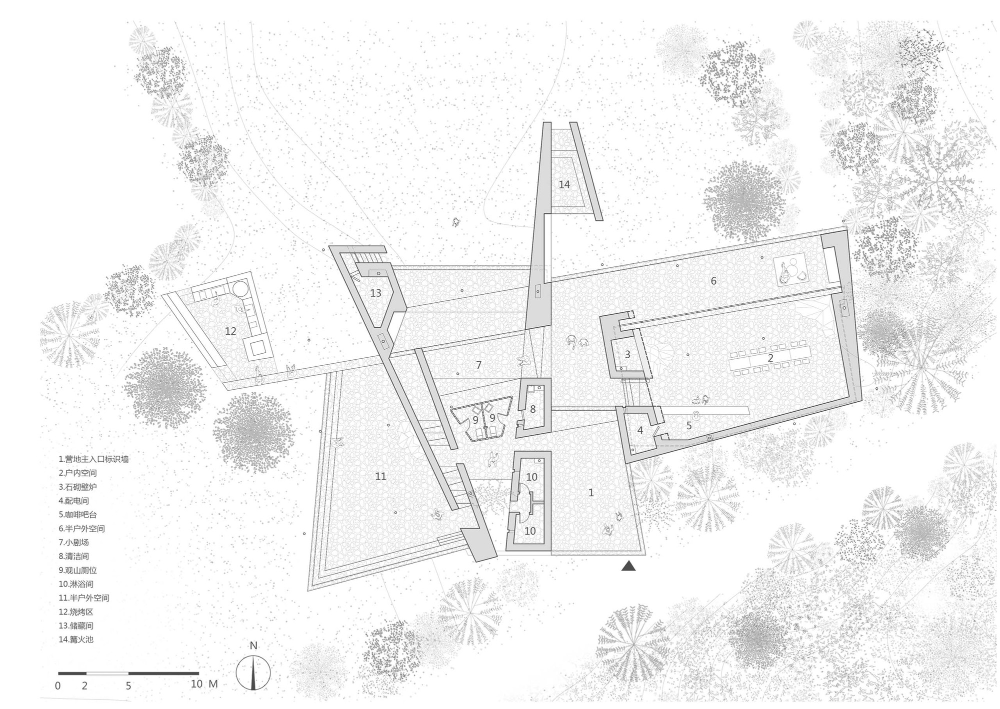 中国丽江落云自然体验中心设计丨中国白沙丨gad-61