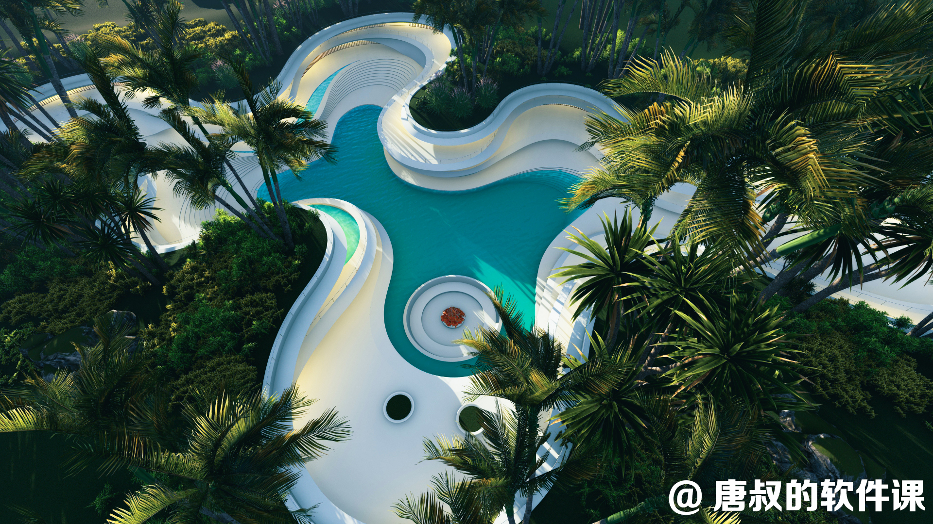 Roman Vlasov Swimming Pool—鸟瞰图-13