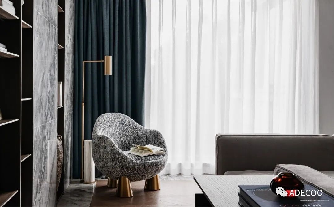 武汉金色港湾住宅丨中国武汉丨ADECOO 煦室设计-3
