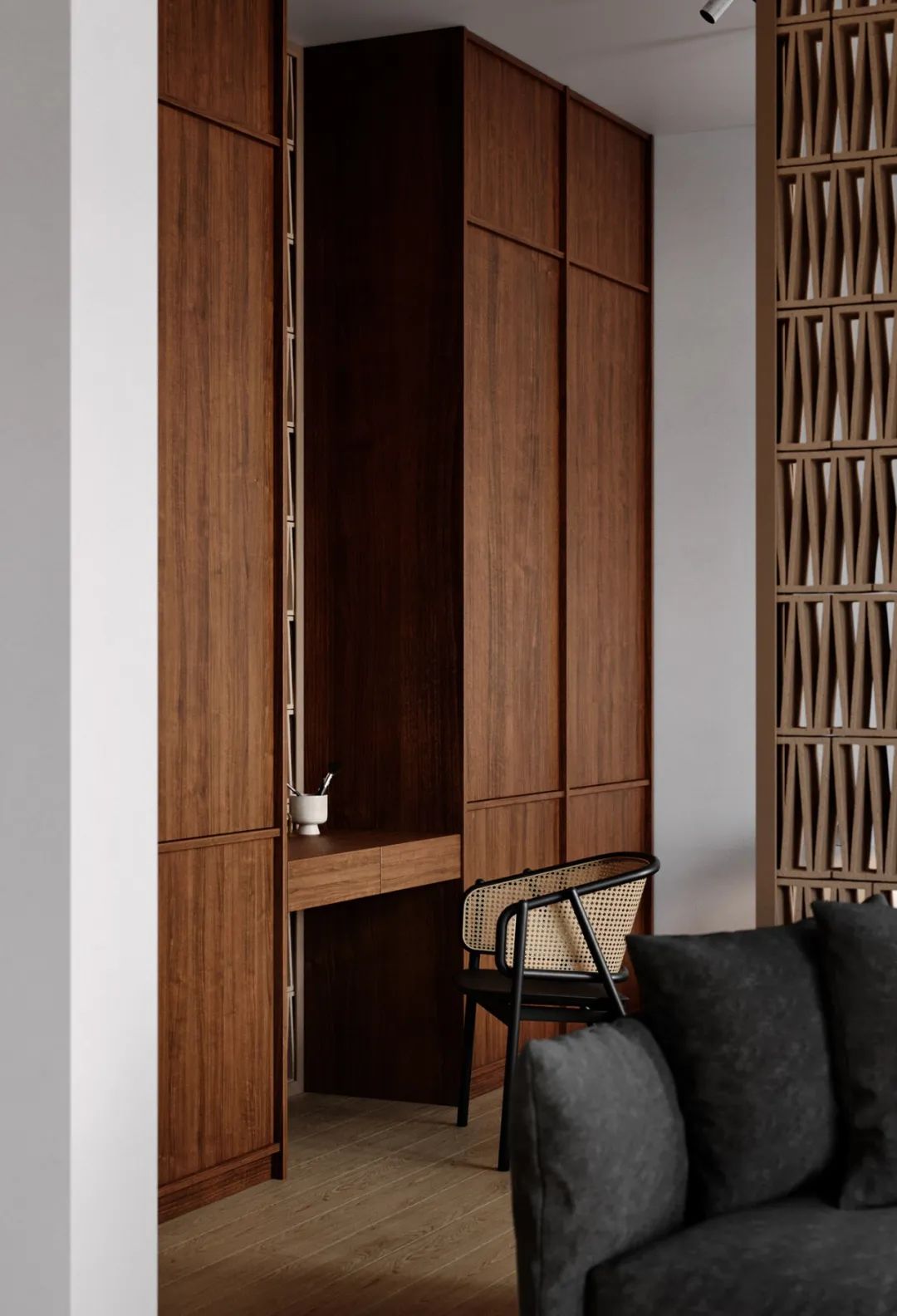 迷你公寓的完美设计——温馨、实用、简约-18