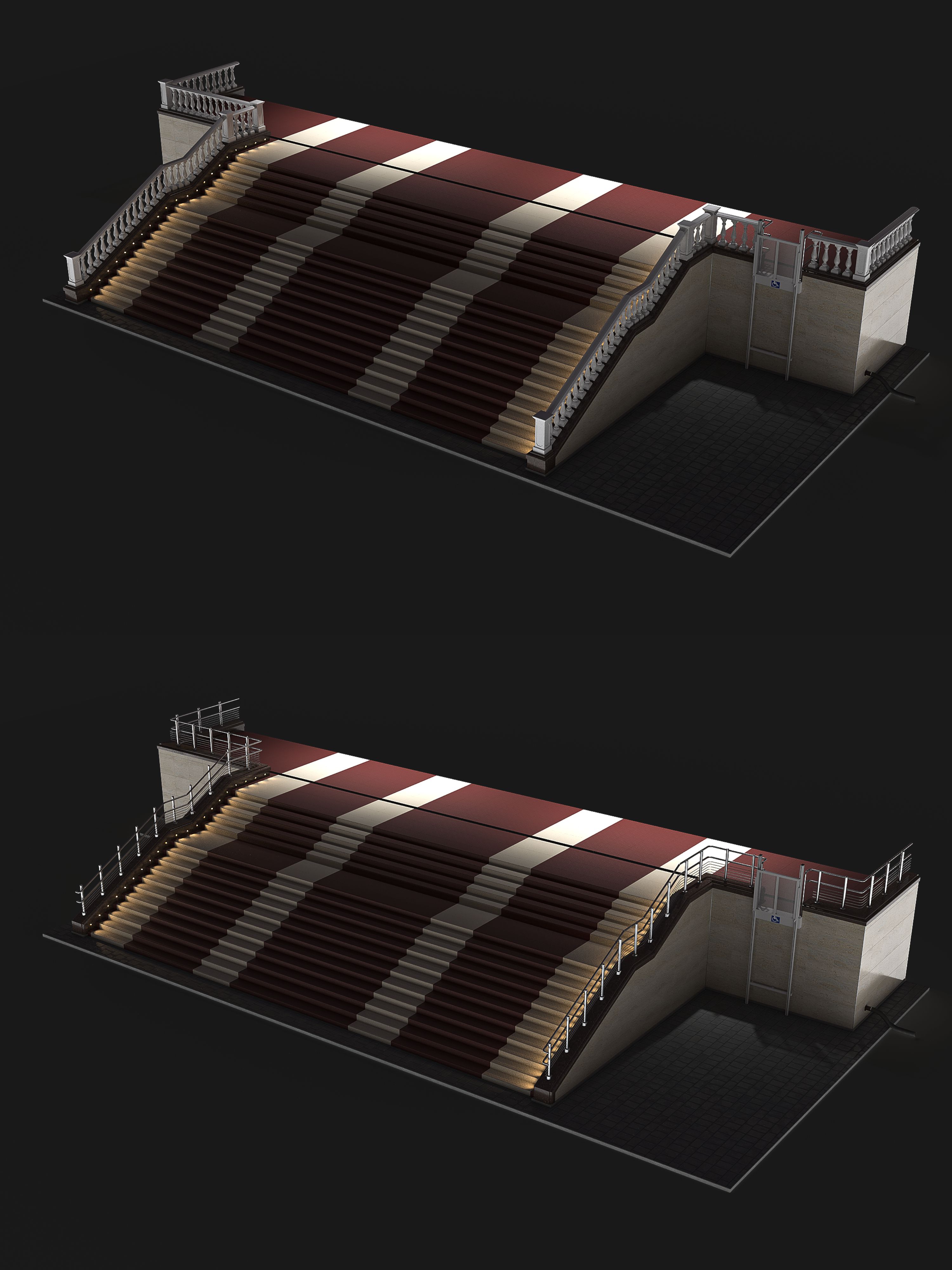 Дизайн-проект лестницы входной группы Дворца культуры-6