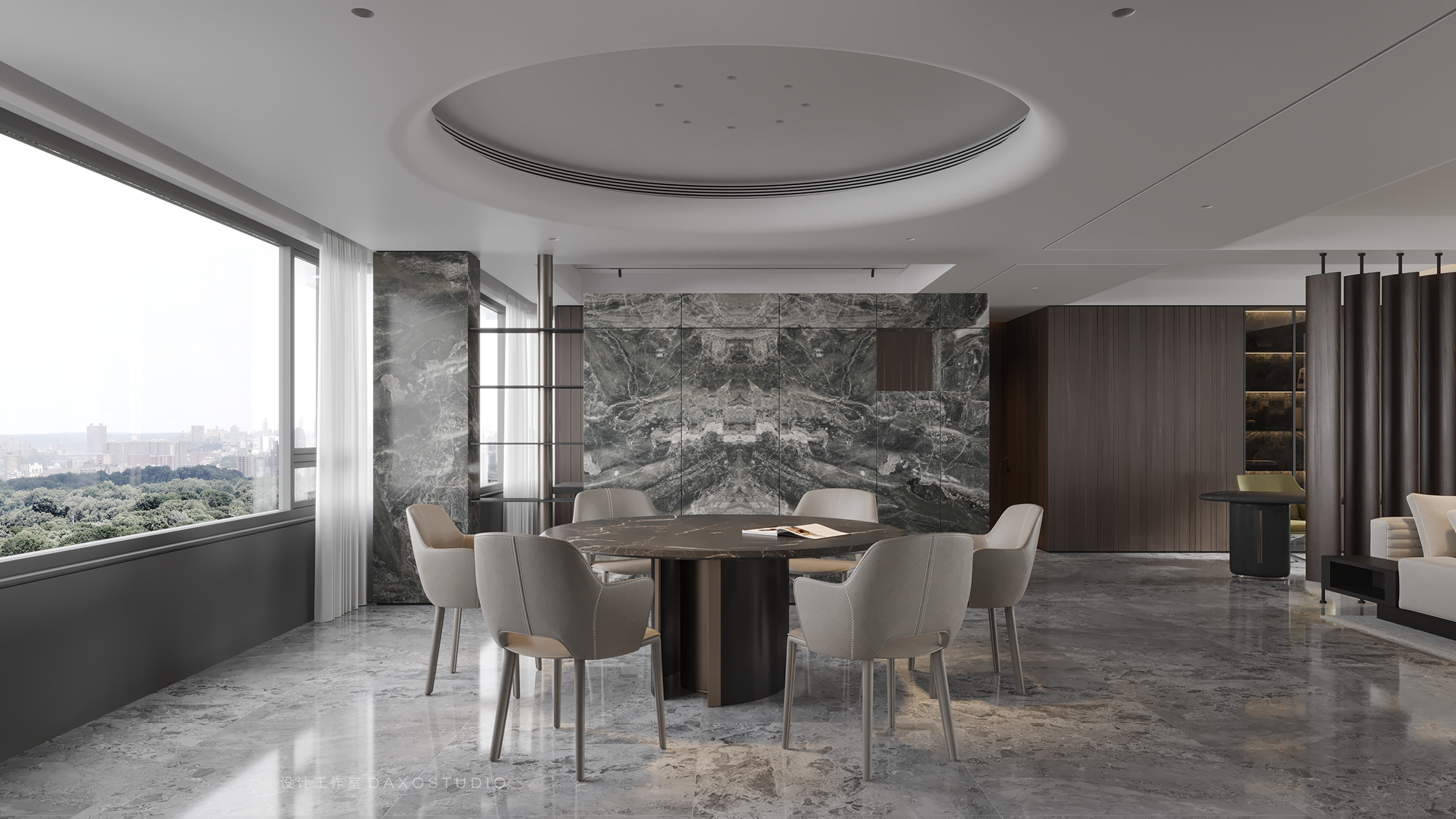 新光·皇庭水岸 520㎡顶复奢宅丨中国福建丨大小设计工作室-30