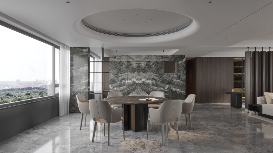 新光·皇庭水岸 520㎡顶复奢宅丨中国福建丨大小设计工作室-30