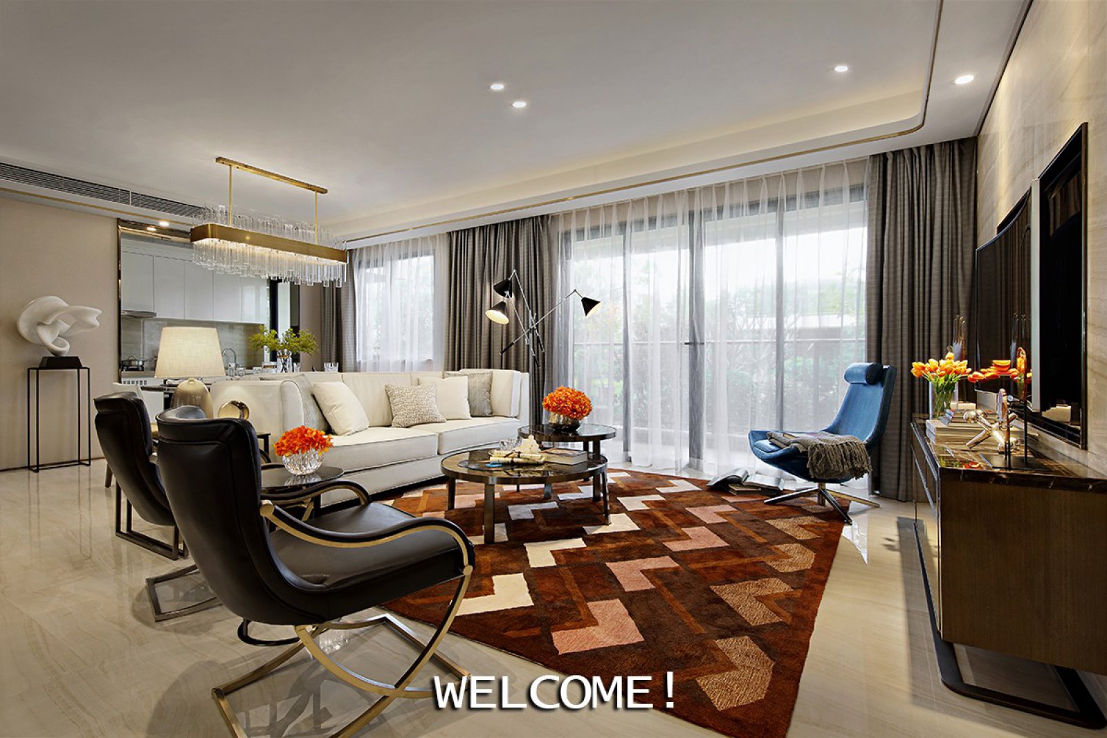 115m²珠江湾畔，大城美宅—宏鼎天御江畔样板房  戴勇室内设计师事务所-32