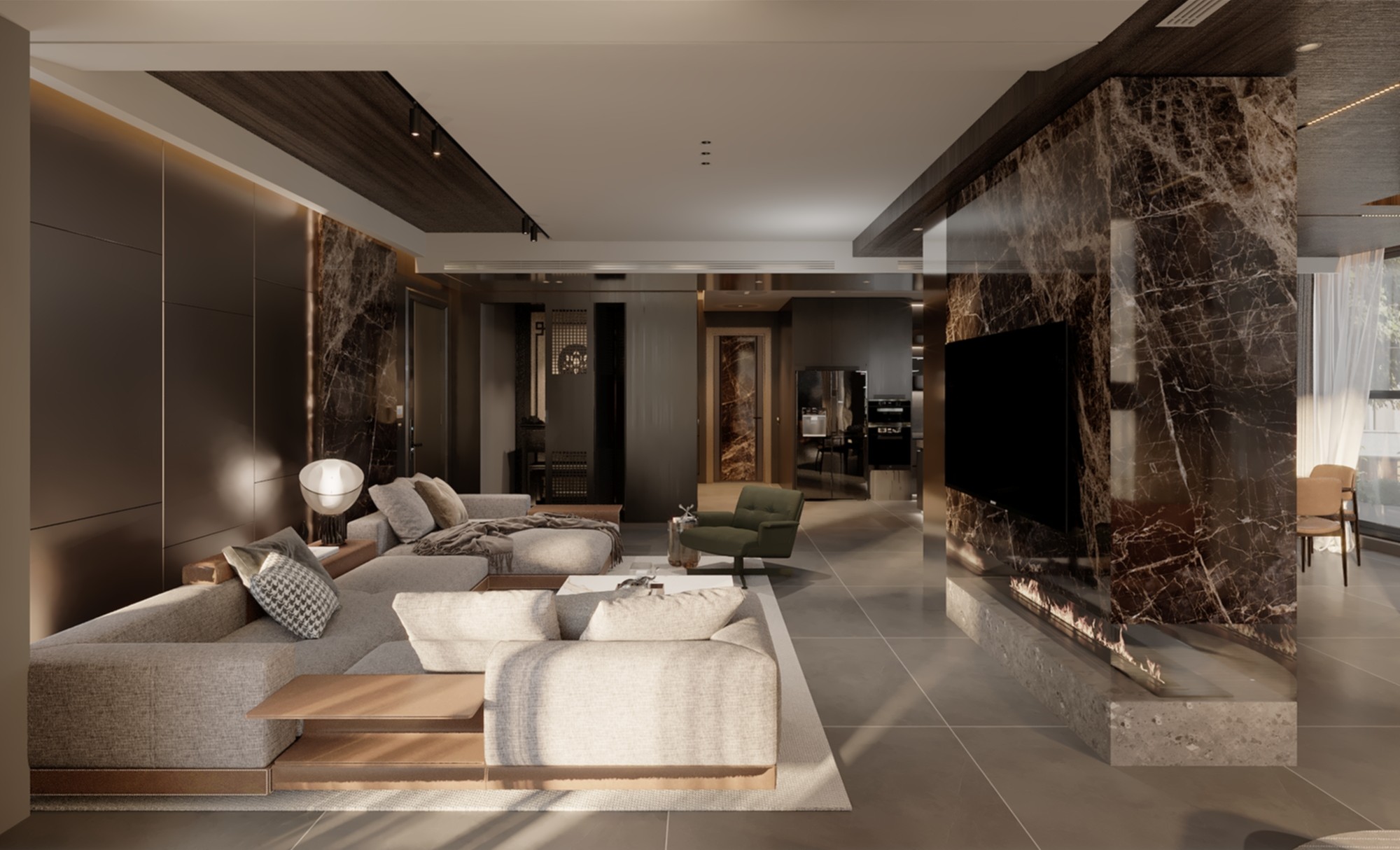 Open Living Space – Kitchen, Lounge & Bar-9