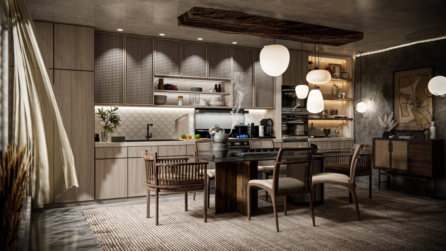 Sketchup厨房室内模型丨Tuan Quang Pham-4