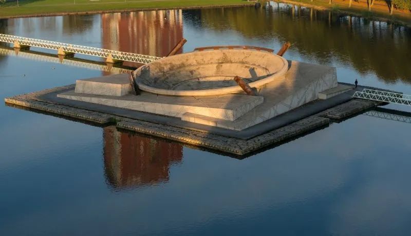 湖中四边形岛屿丨荷兰鹿特丹丨Frans de Wit-10