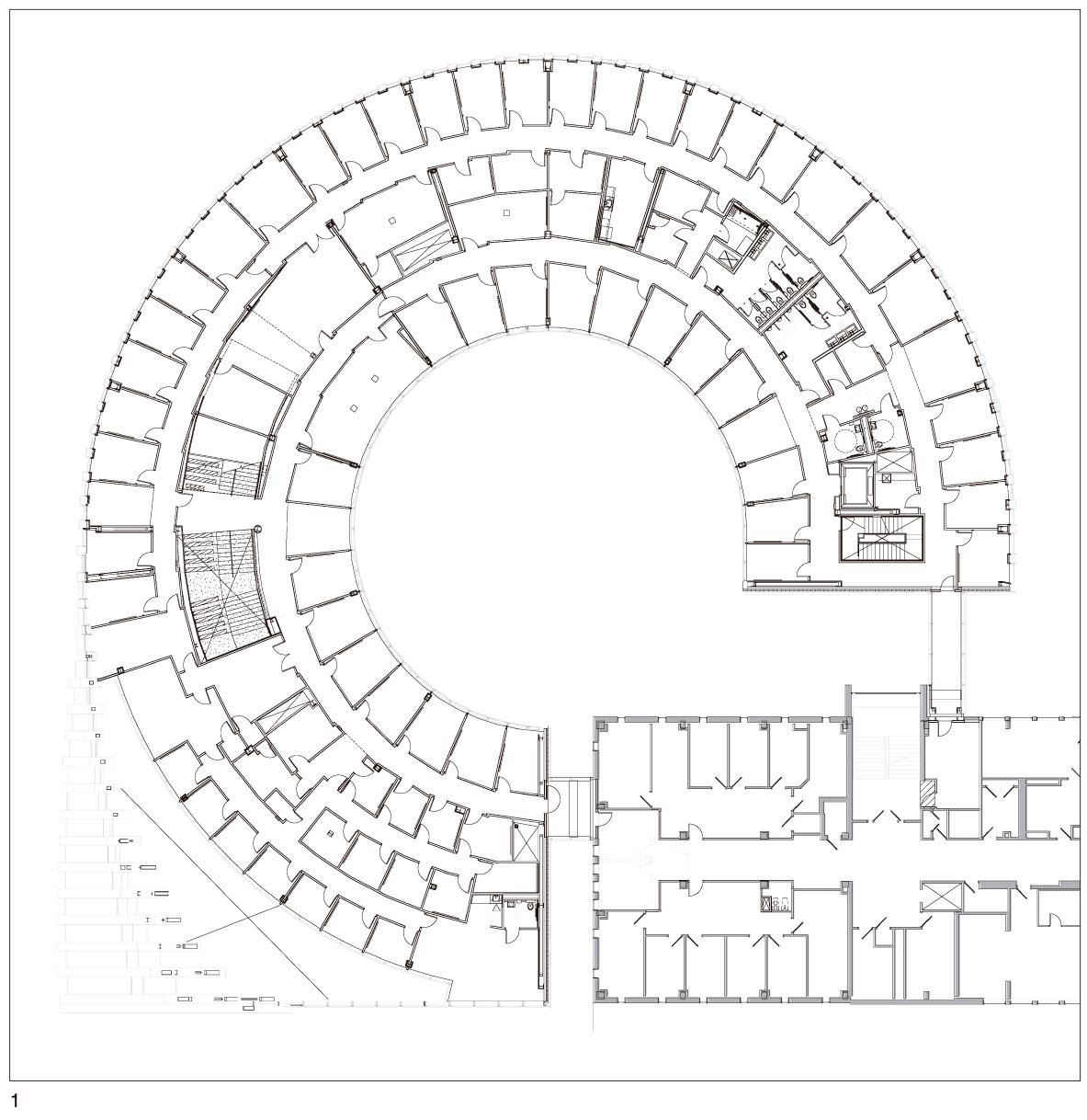 圆形布局打造高效学习空间-17