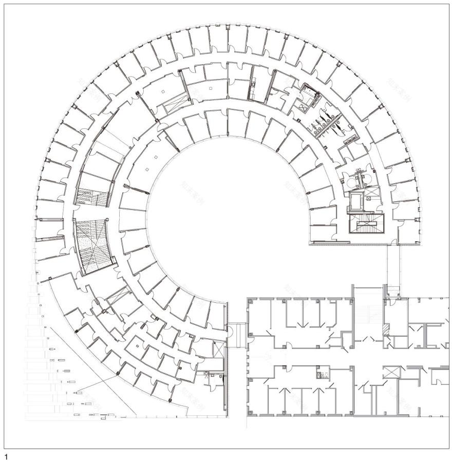 圆形布局打造高效学习空间-17