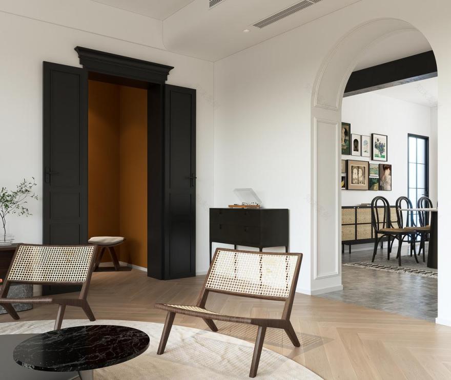 现代浪漫复古之家丨本森设计-2