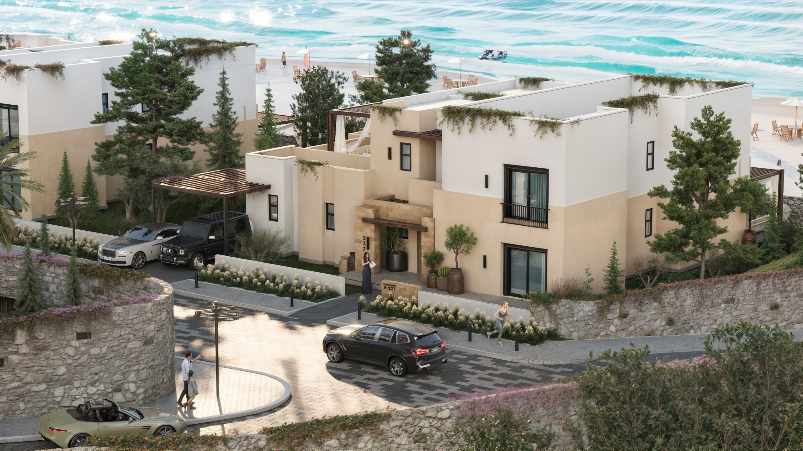 山丘别墅外观设计丨Egypt丨Horizons A.E.-14