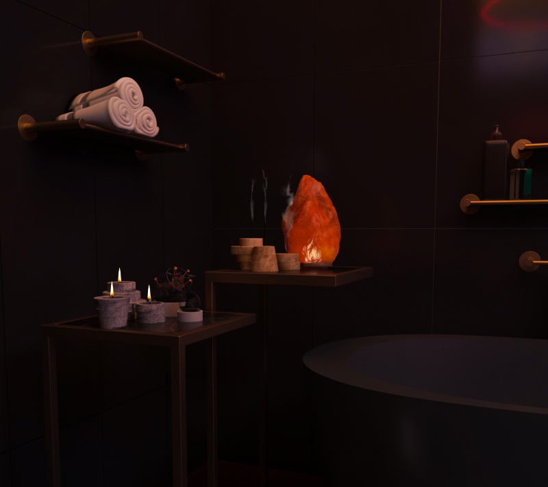 黑暗奢华浴室-11