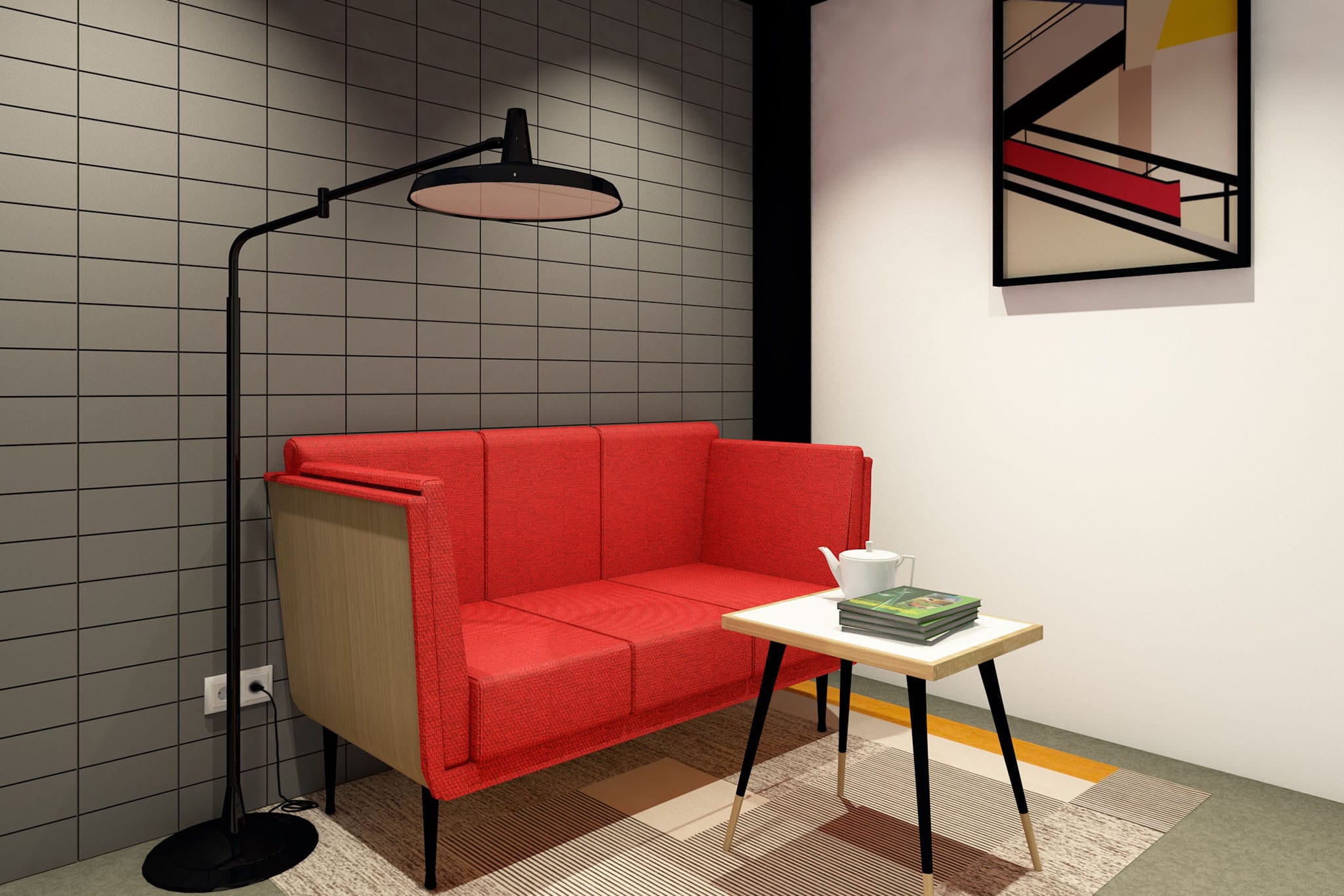 Bauhaus interior modern interpretation-6