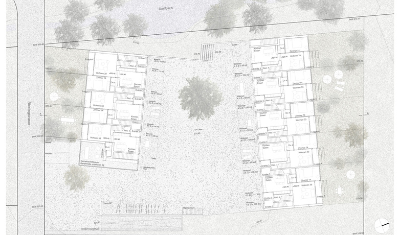 Gschwind Architekten AG BSA SIA丨Genossenschaftliche Wohnsiedlung in Ettingen丨瑞士-26