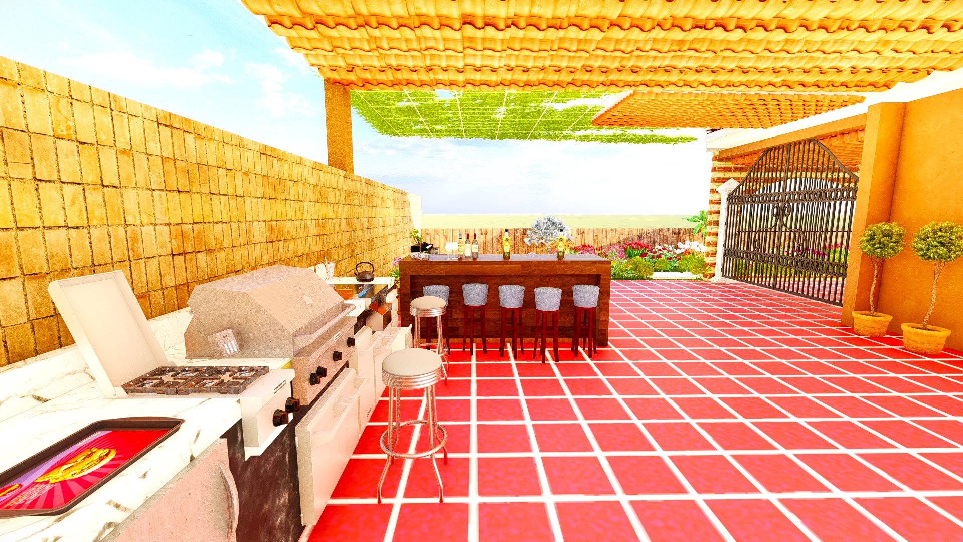 Renovation of old home with landscape & modern feature-4