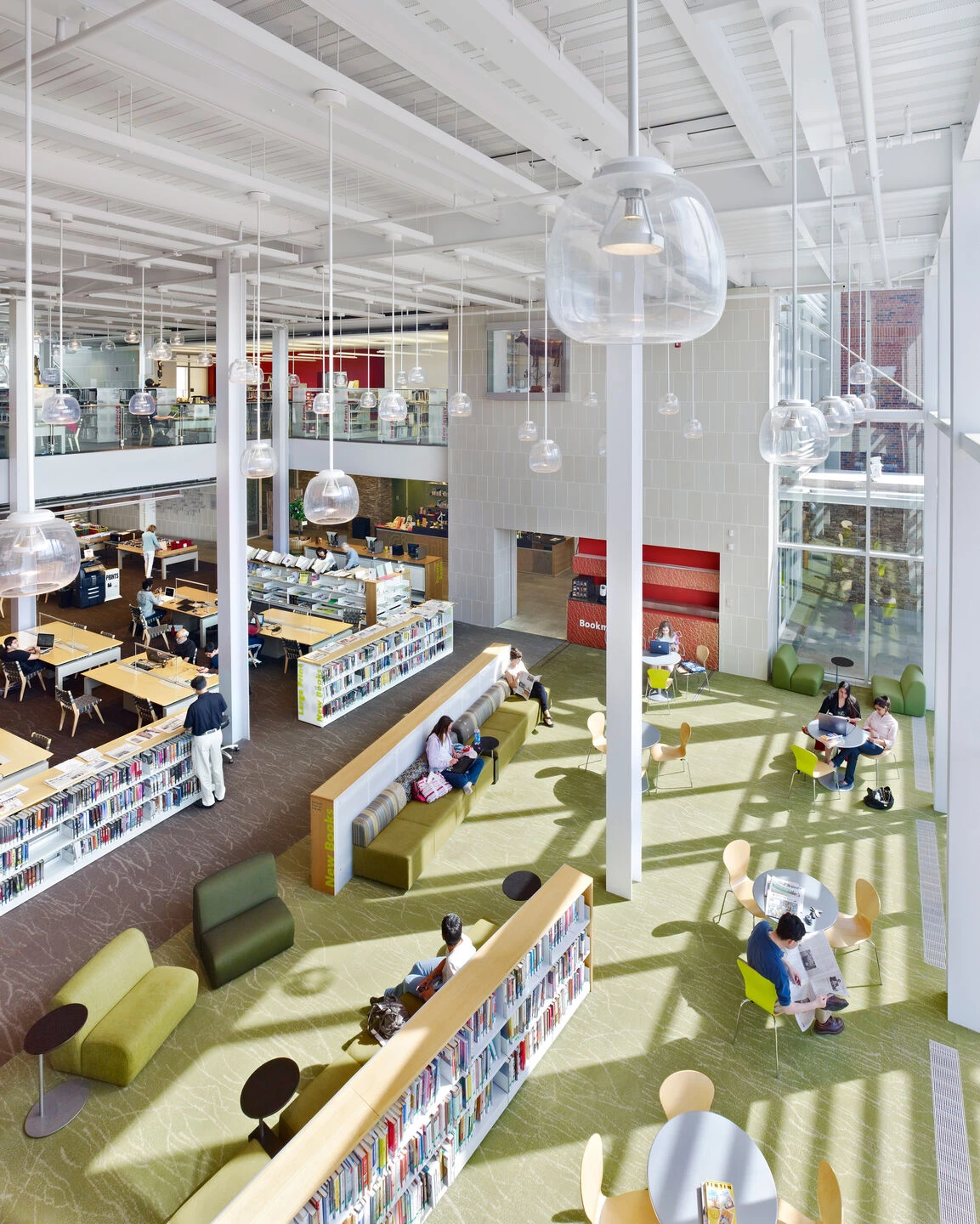 普莱因斯伯勒公共图书馆丨美国新泽西丨BKSK Architects-8