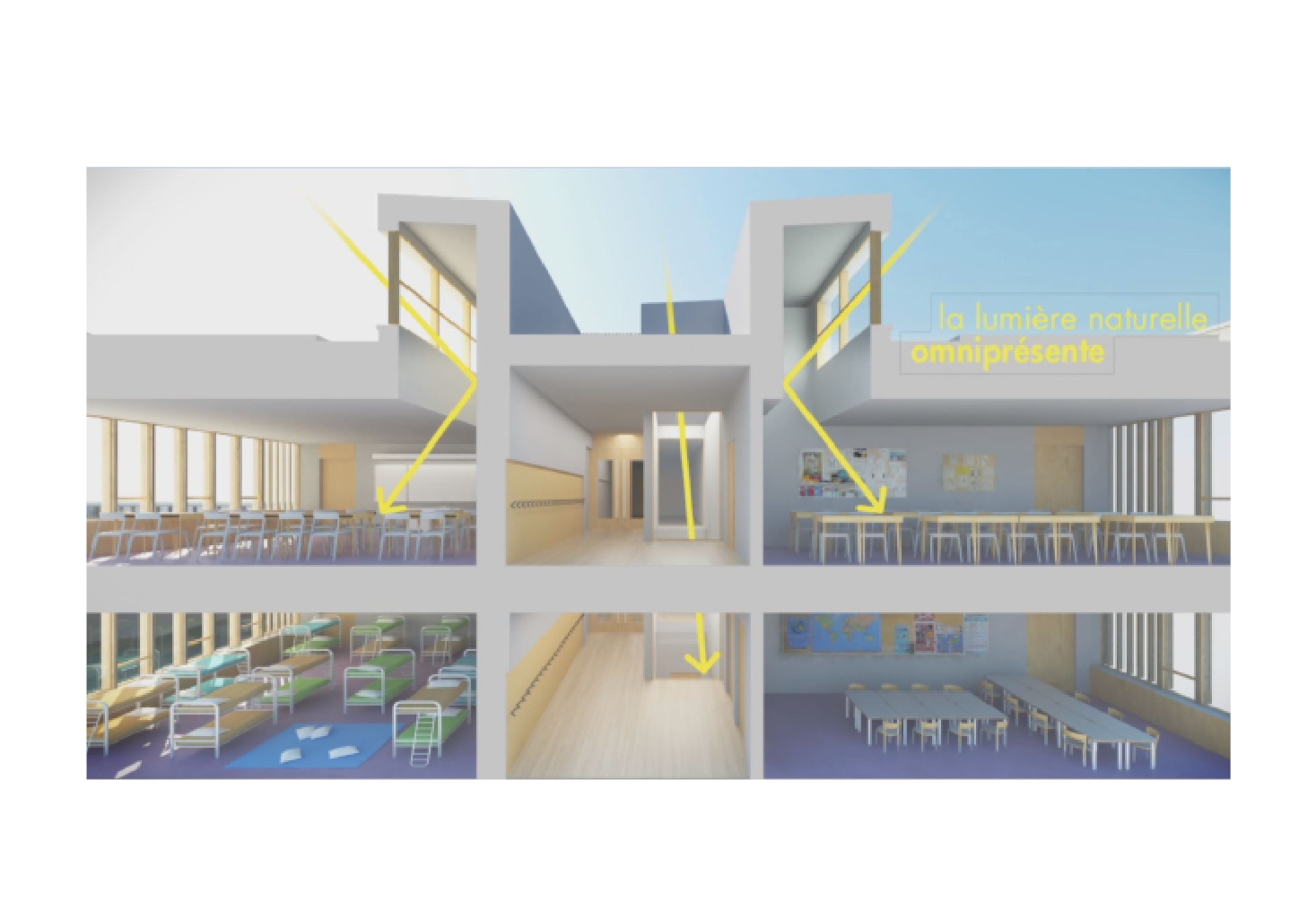 Complex school Lucie & Raymond Aubrac — Ateliers 2/3/4/-30