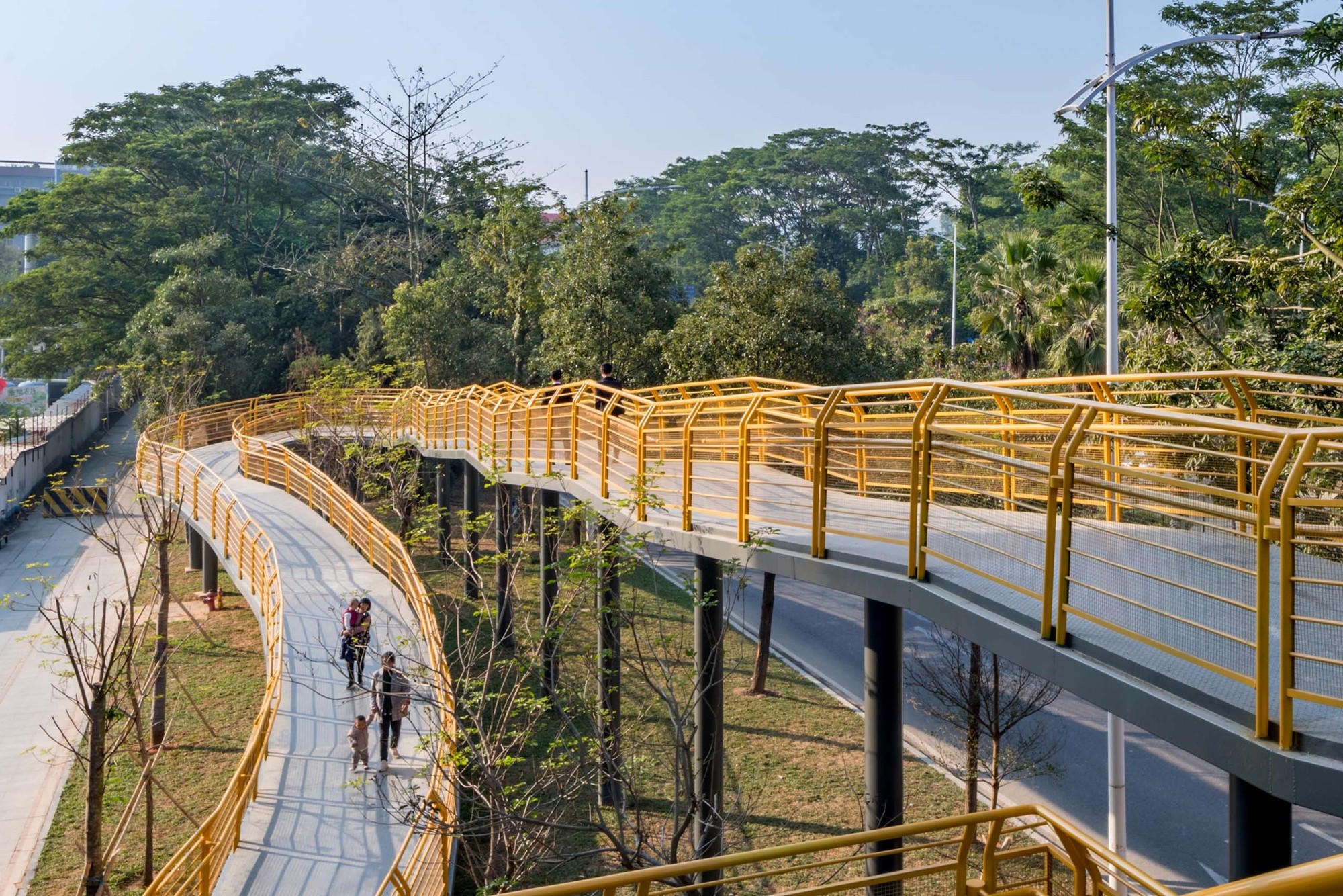 长安实验小学校园人行天桥丨中国东莞丨筑道建筑设计工作室-23