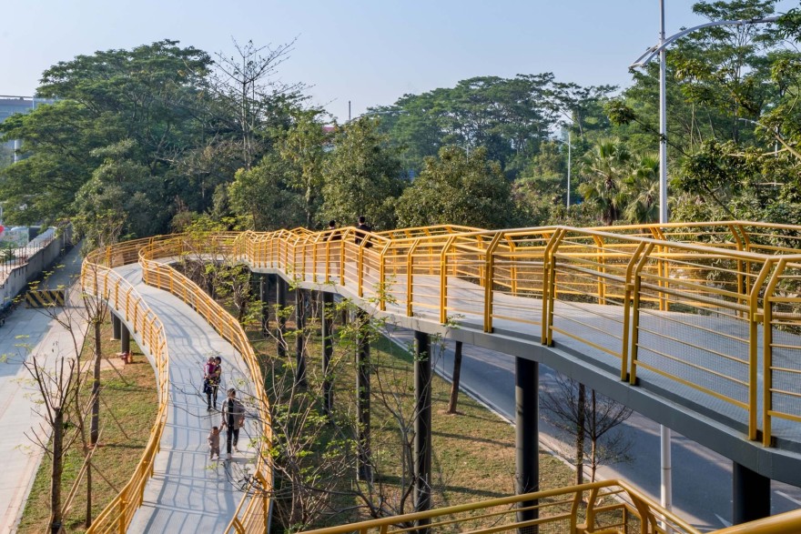 长安实验小学校园人行天桥丨中国东莞丨筑道建筑设计工作室-23