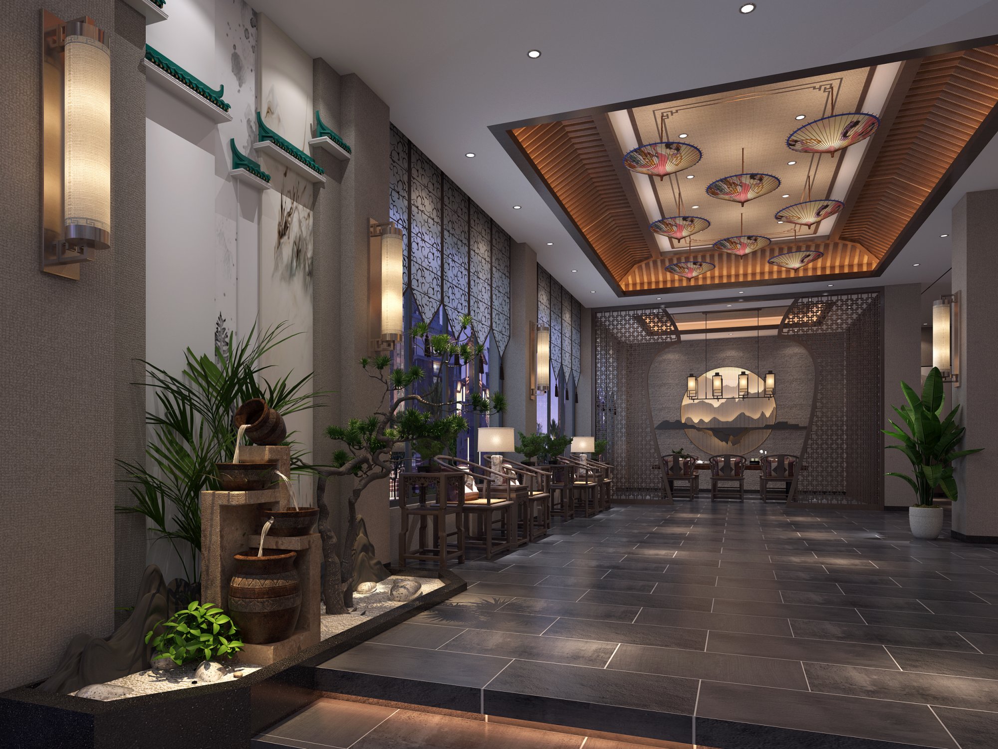 新中式足浴馆古风设计丨暂无-4