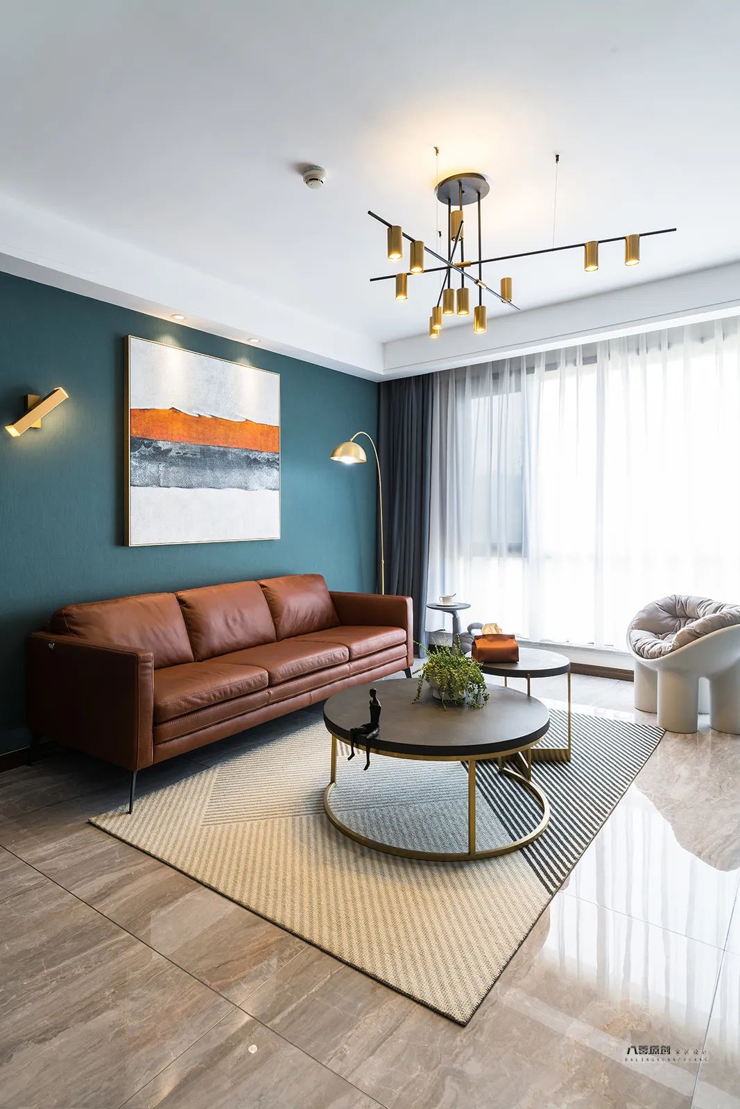 淄博绿城玉兰园 144㎡艺术之家,设计精巧重塑生活空间-26