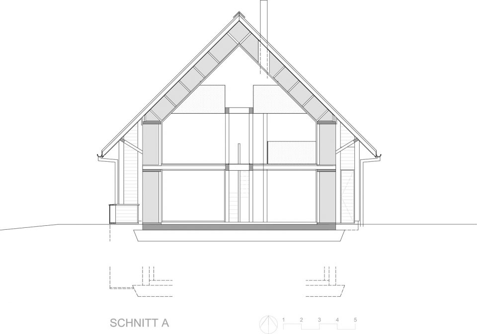 瑞士自给自足现代农舍 | 节能环保，和谐融入环境-33