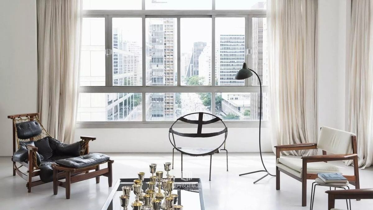 巴西圣保罗以艺术为魂的豪华公寓-5