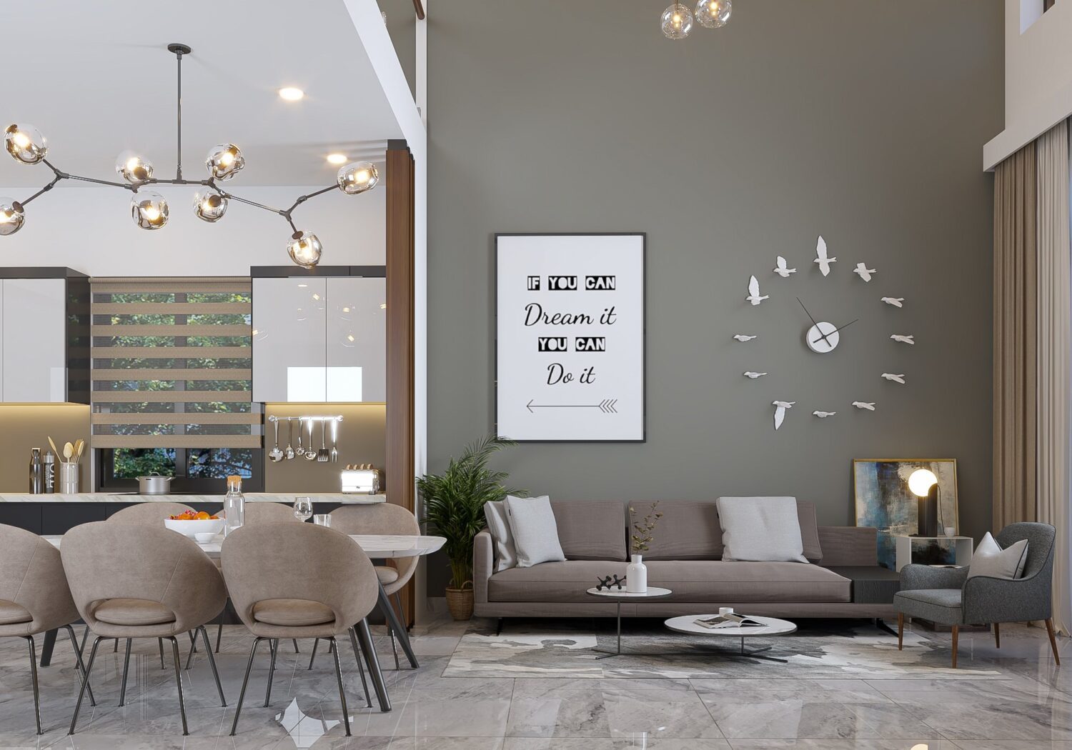 免费的Sketchup室内房屋模型丨Hoa Khuyet-1