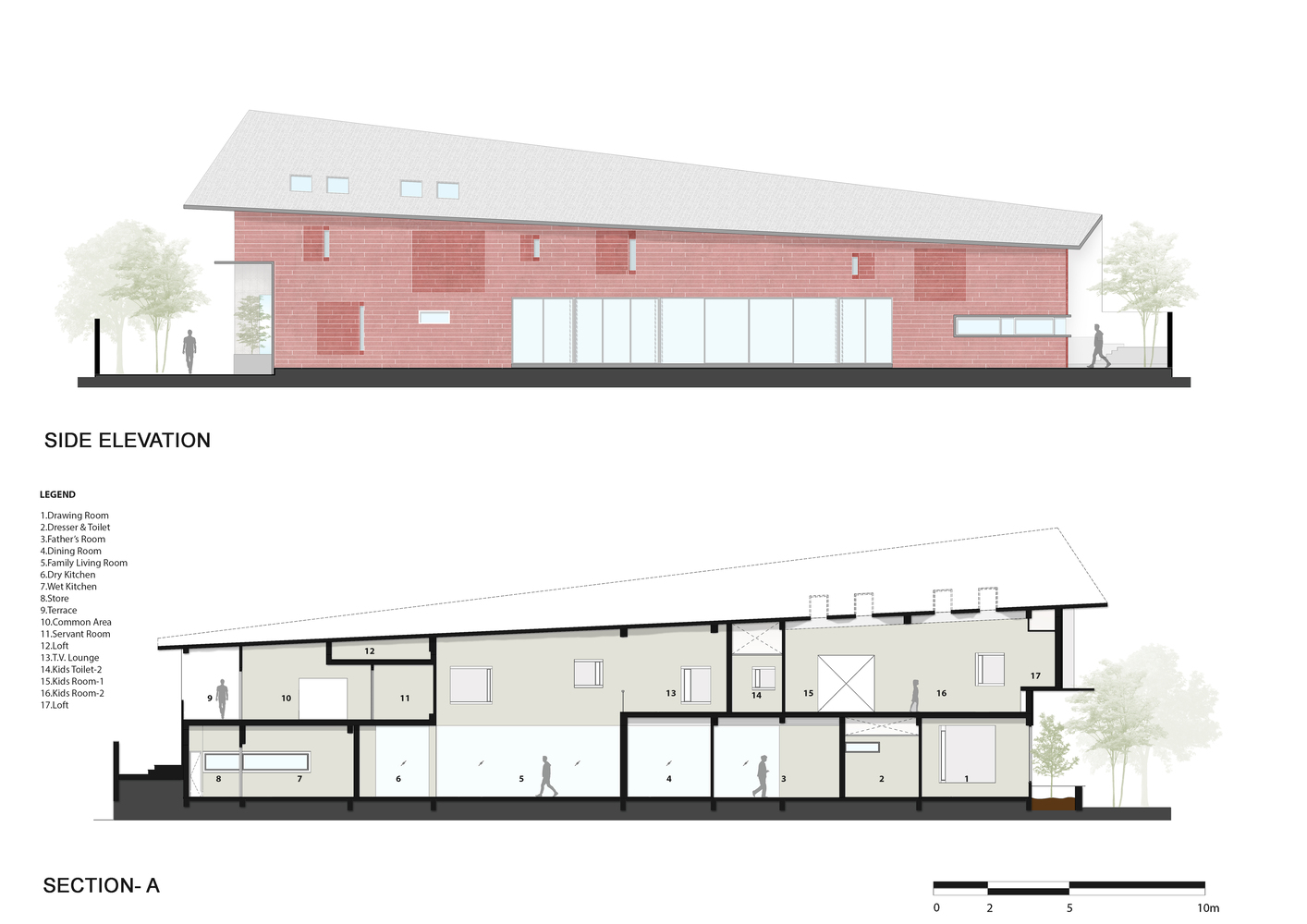 印度 Chromatic House · 色彩斑斓的童趣之家丨Anagram Architects-22