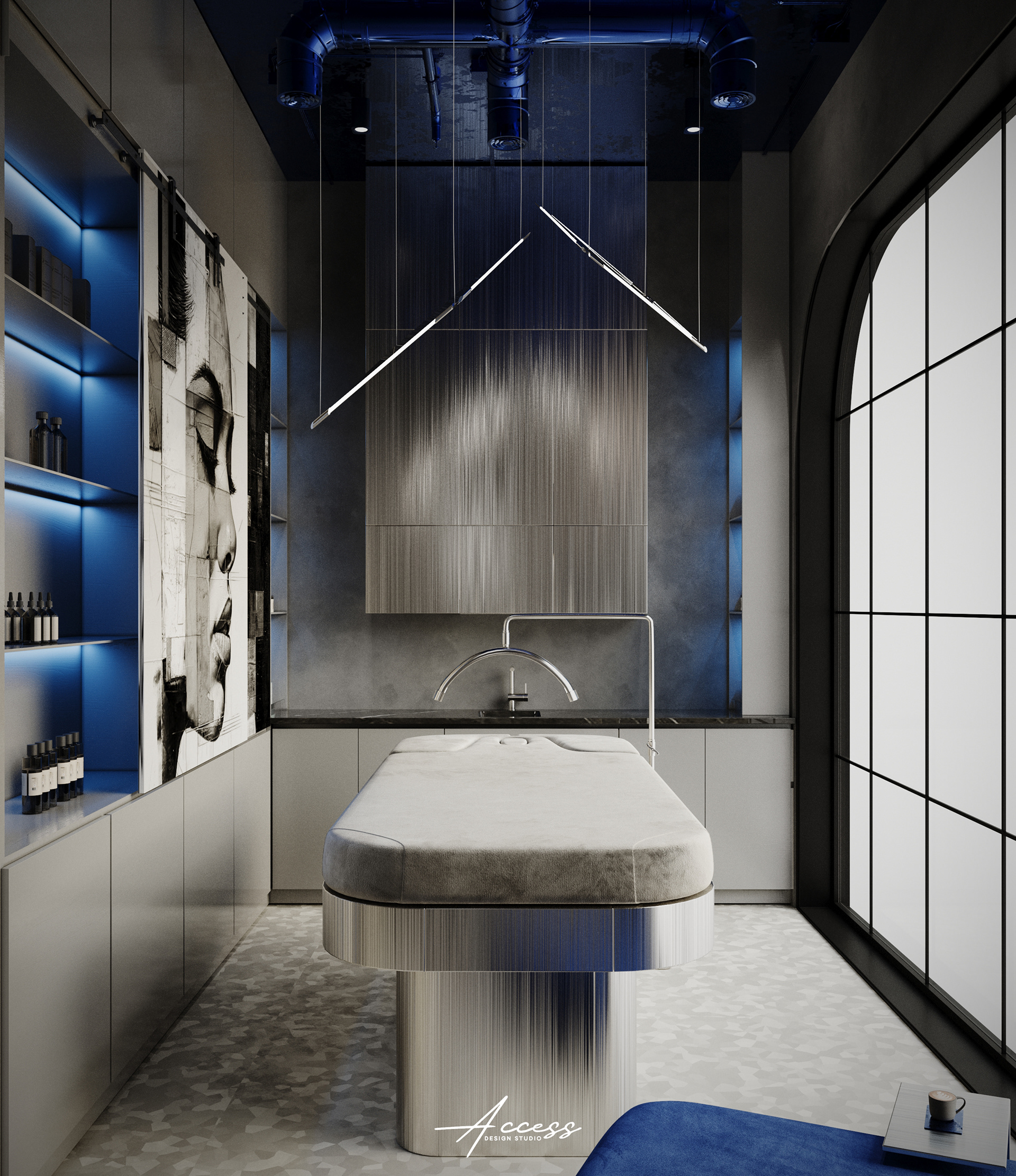 Nawras al Mullahi美容沙龙设计丨Access Design-33
