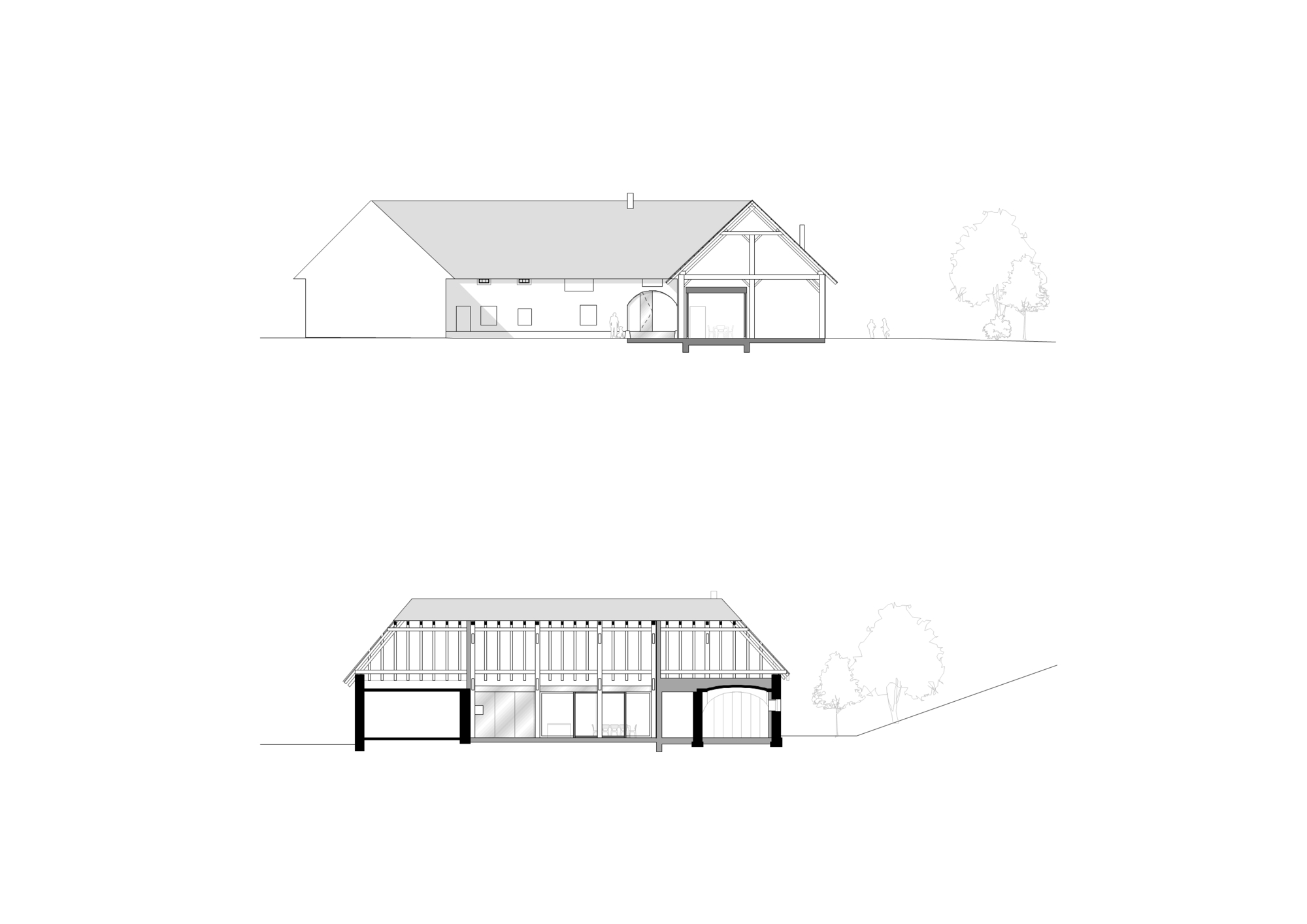 霍夫 B 众议院丨奥地利丨Moser und Hager Architekten-38