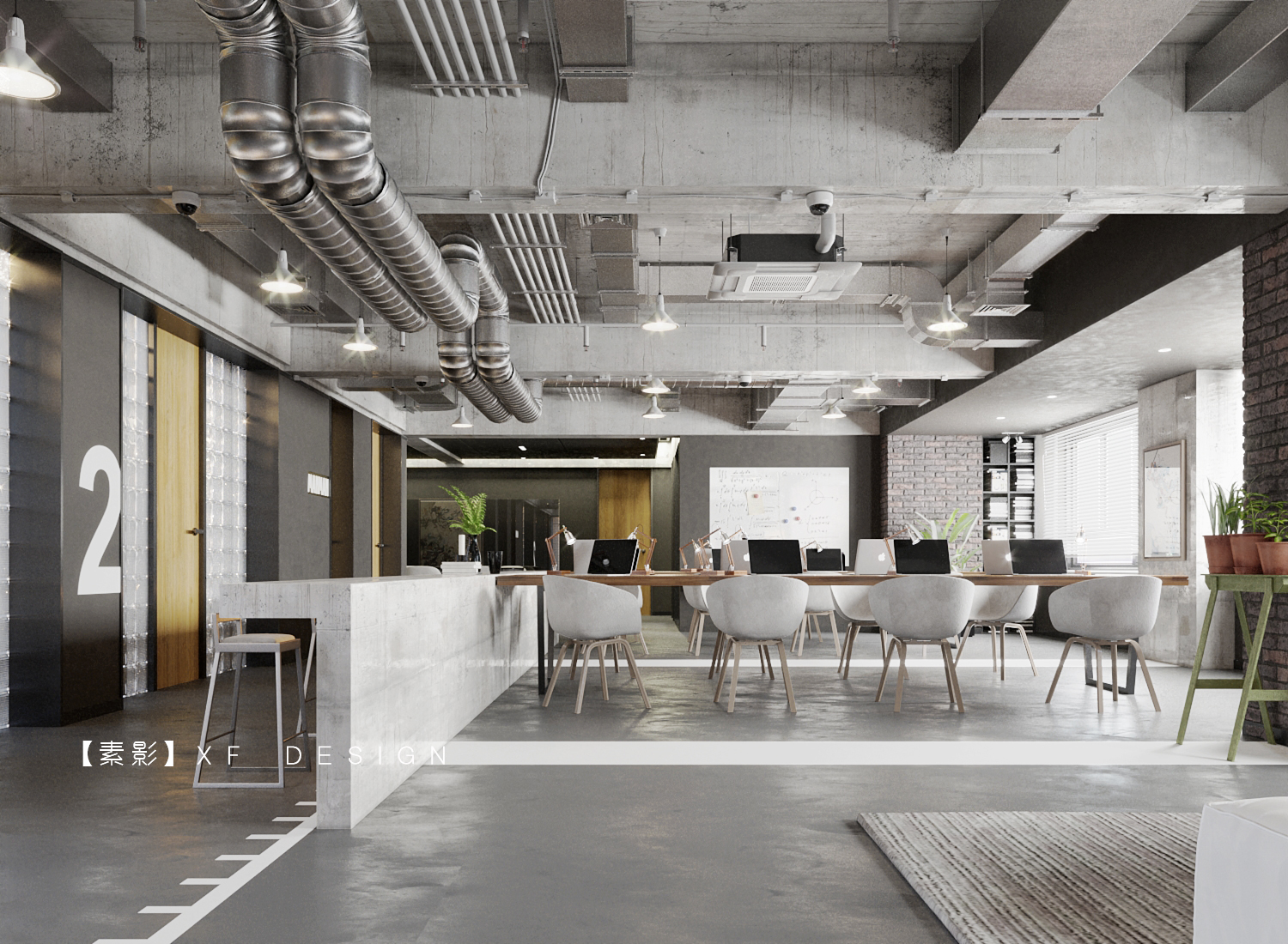 素影建筑 · 现代简约办公室设计-8