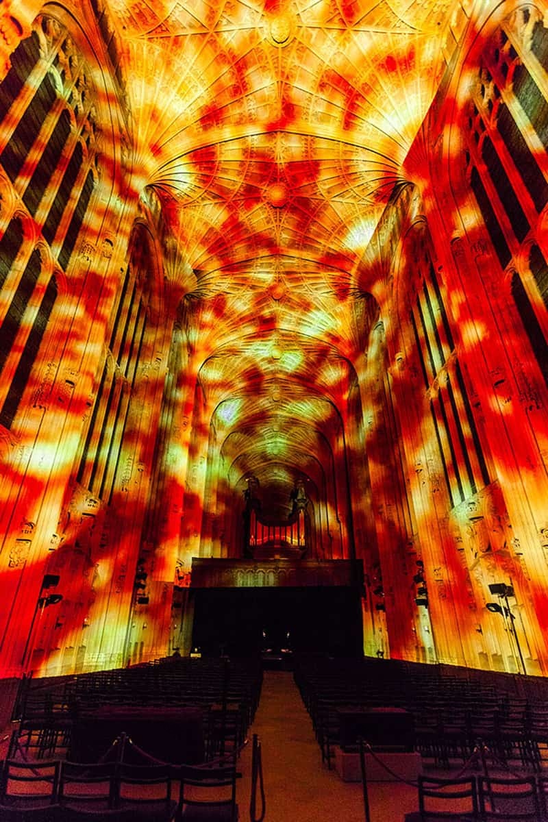 “Dear World… Yours,Cambridge”投影项目丨英国剑桥丨Miguel Chevalier-18